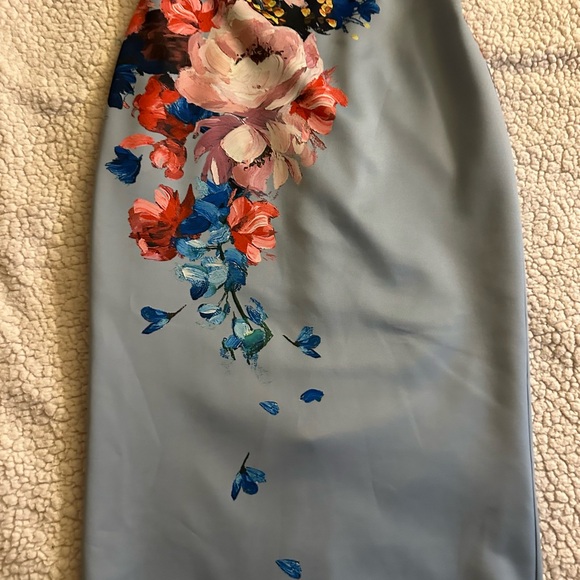 Ted Baker London Hailly bardot dress in raspberry ripple print,size:2,bodycon - Picture 12 of 15